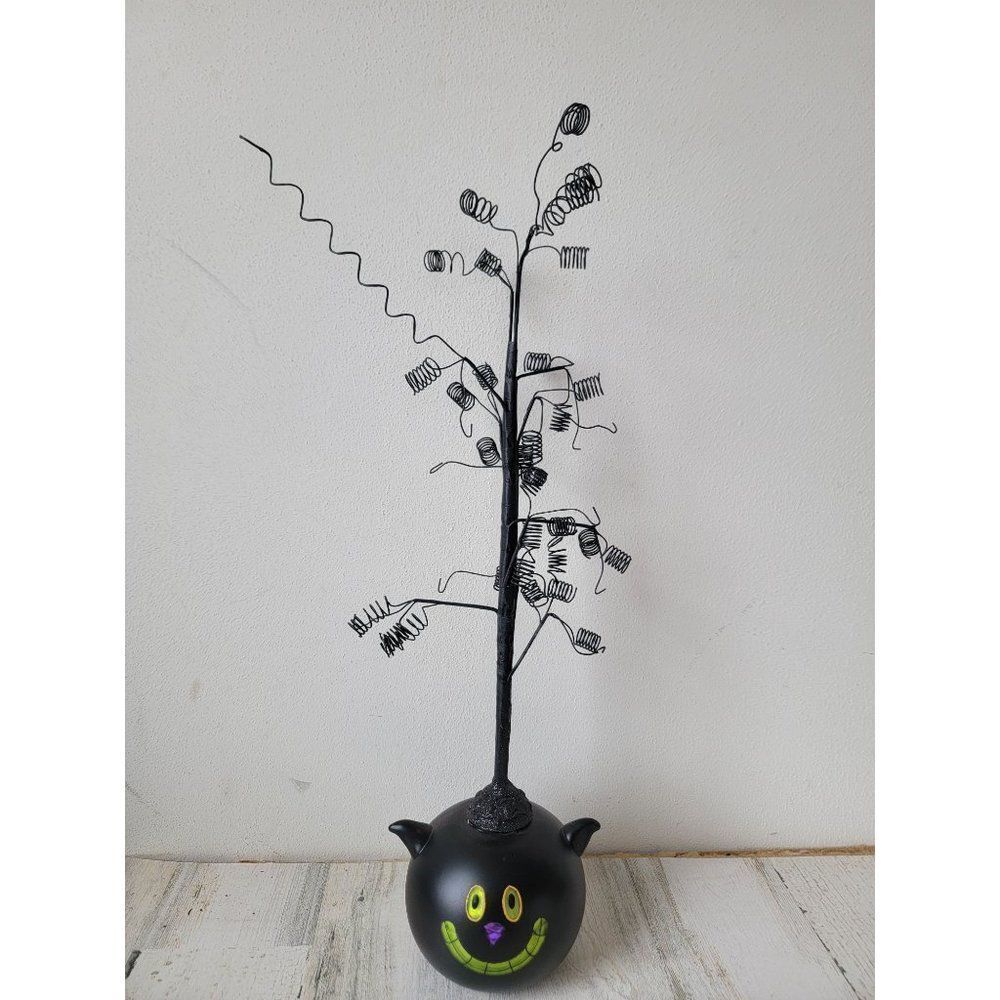 Dept 56 35169 Halloween black cat ornament tree‎ figure